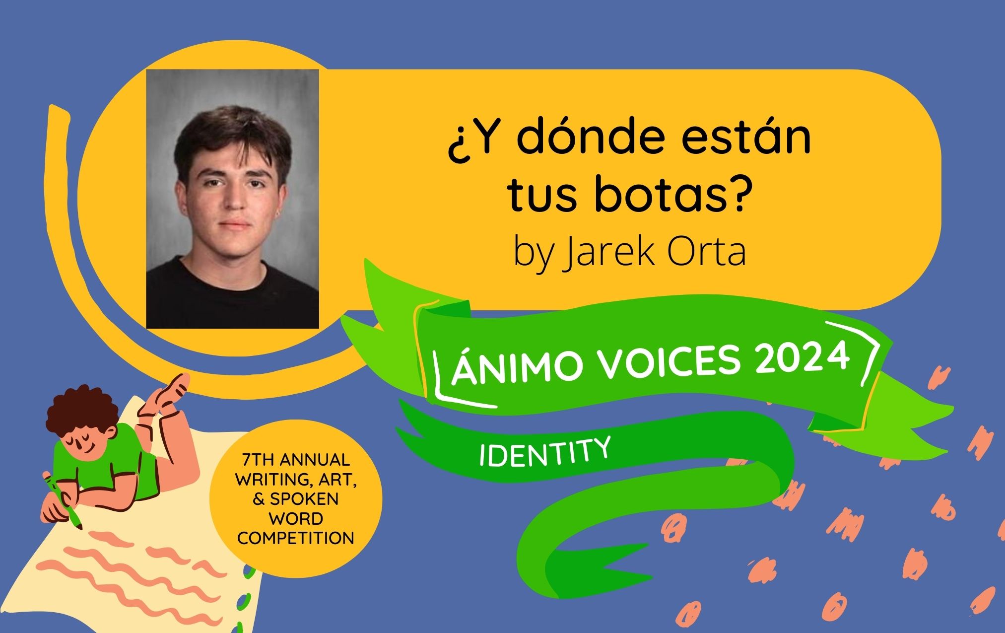 First Place High School Winner of Writing Competition