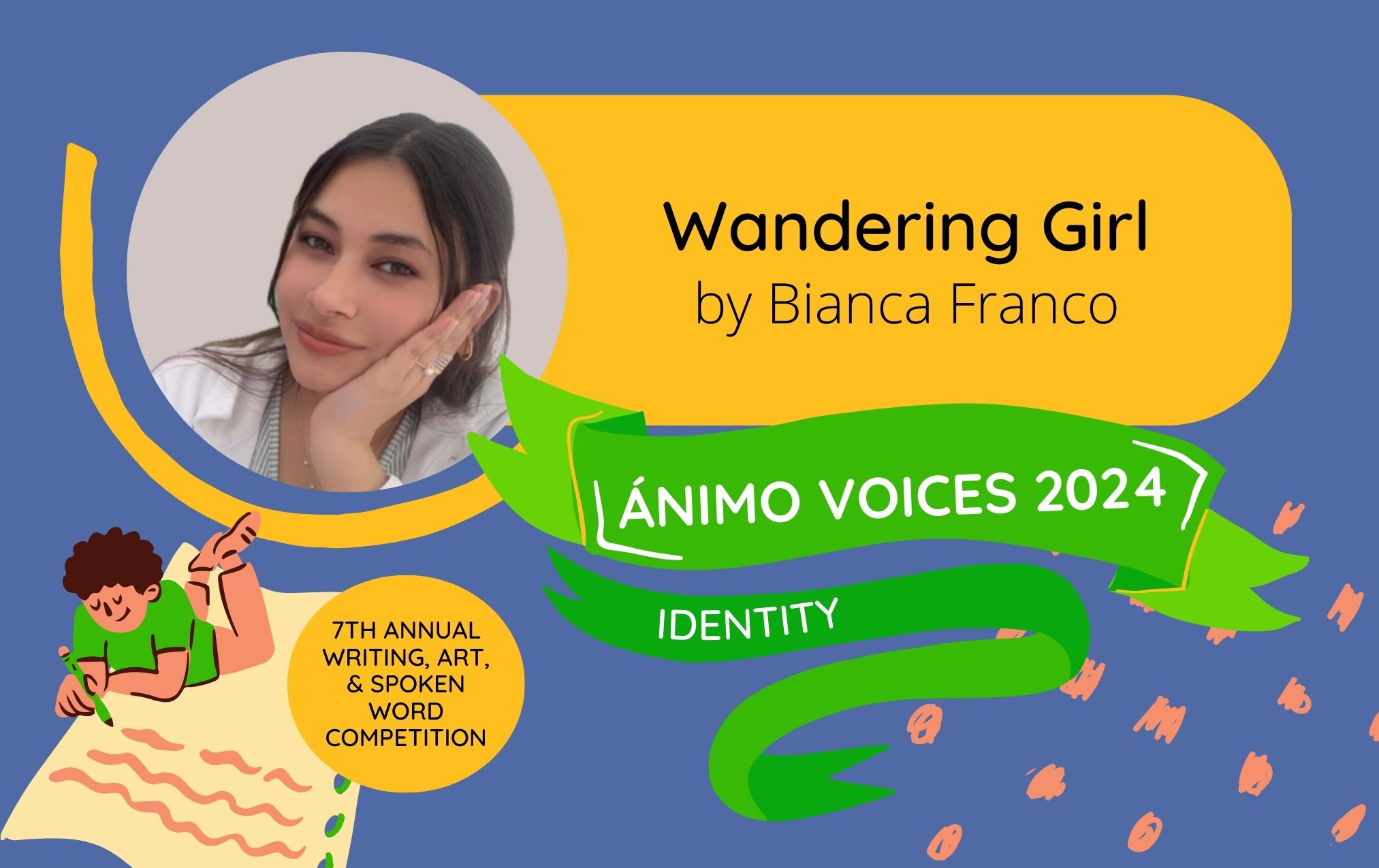 2nd Place winner for writing Competition - High School